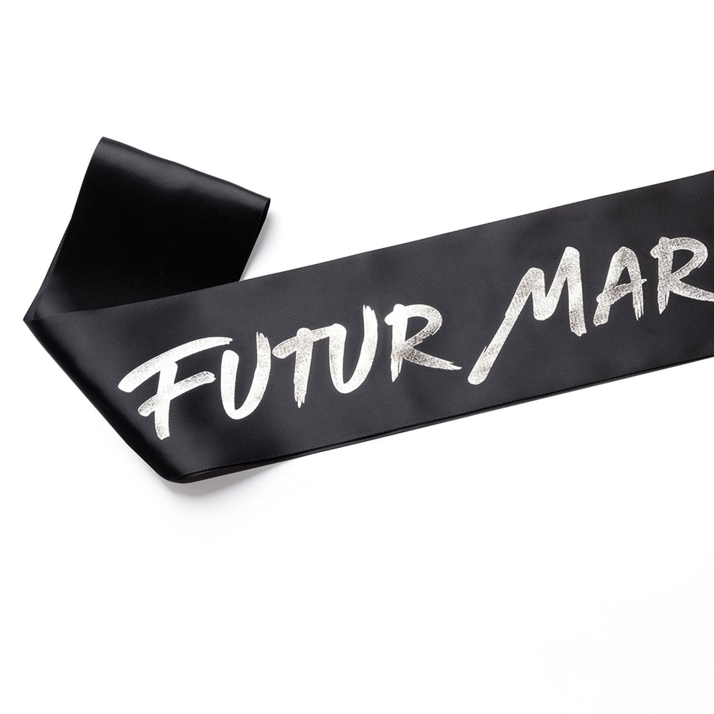 Echarpe Futur Marié pour EVG - Noire et Argent