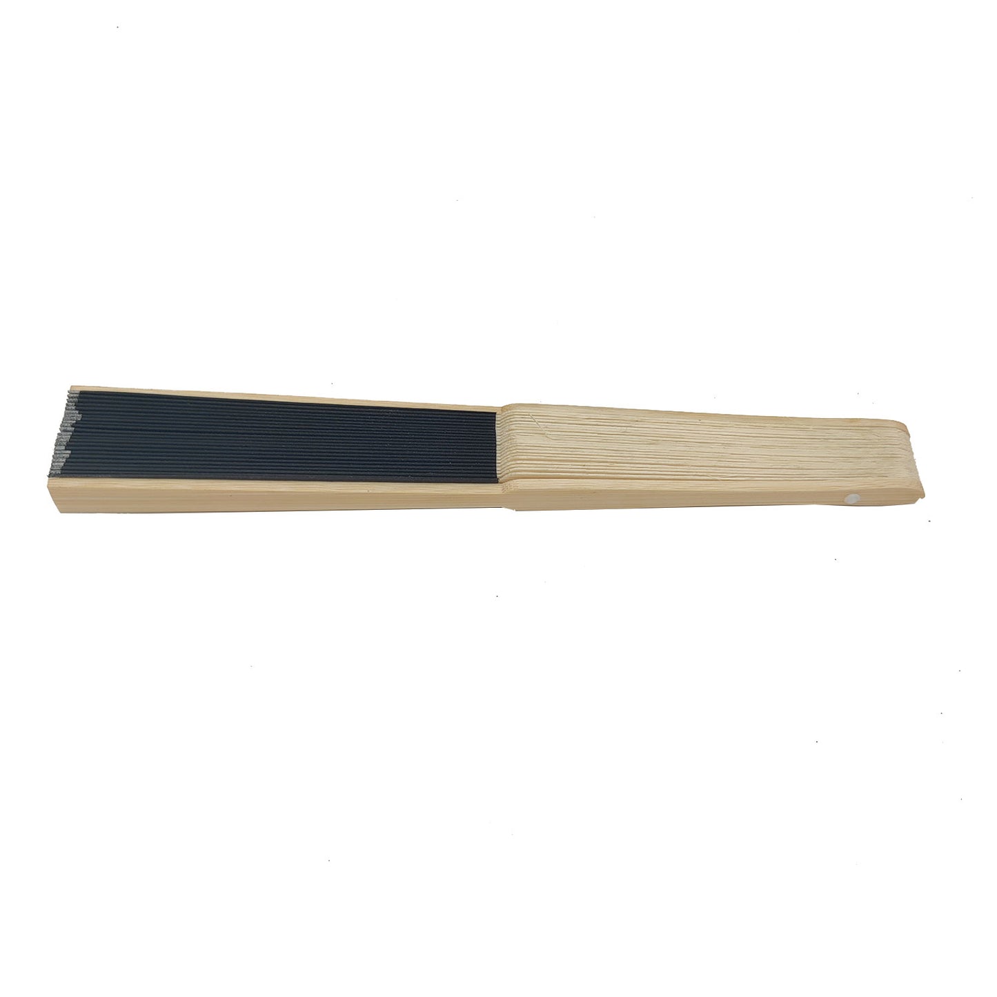 Eventails en Tissu et Bambou - Couleur Noir - Par 10, 20 ou 50 Eventails