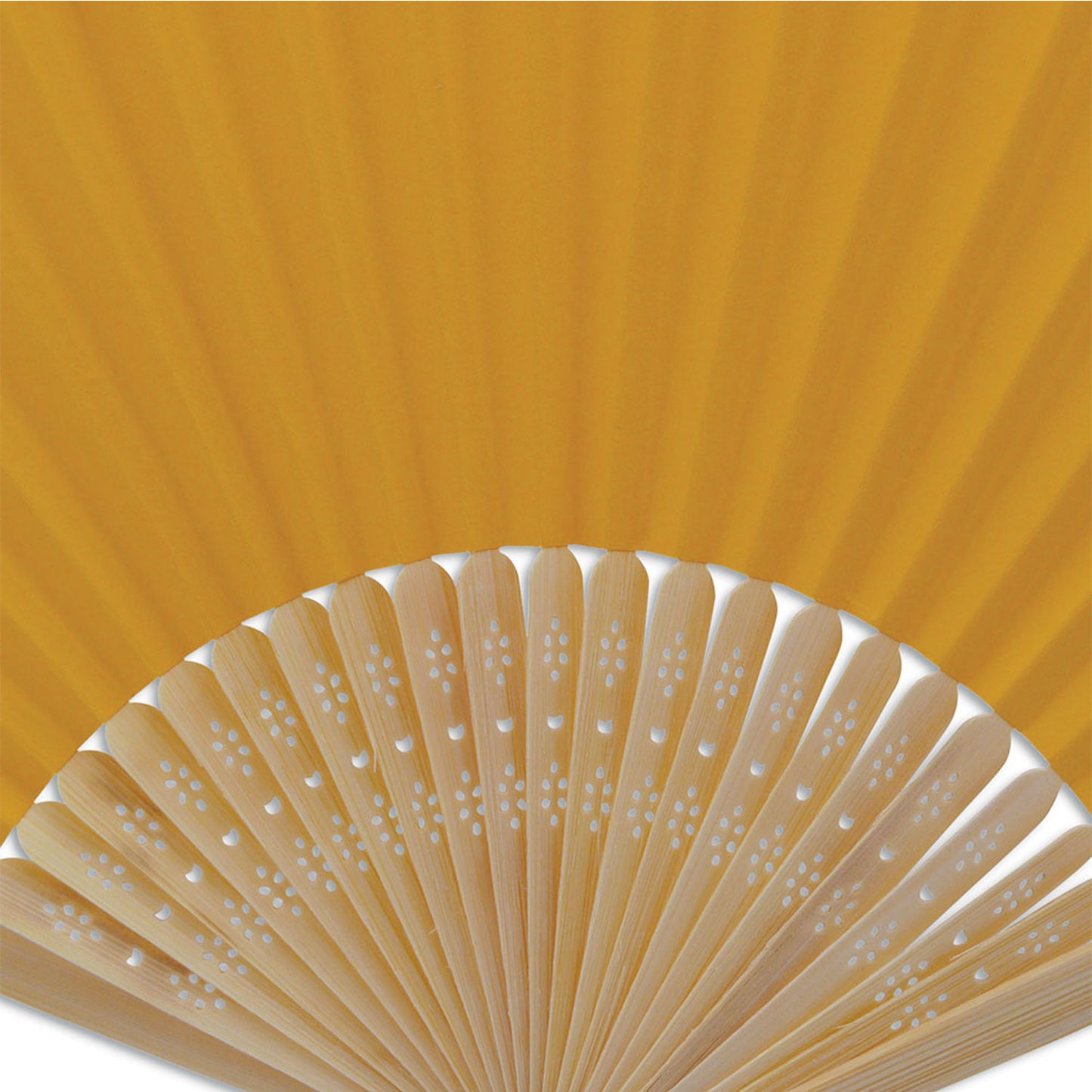 Eventails en Papier et Bambou - Couleur Orange - Par 10, 20 ou 50 Eventails