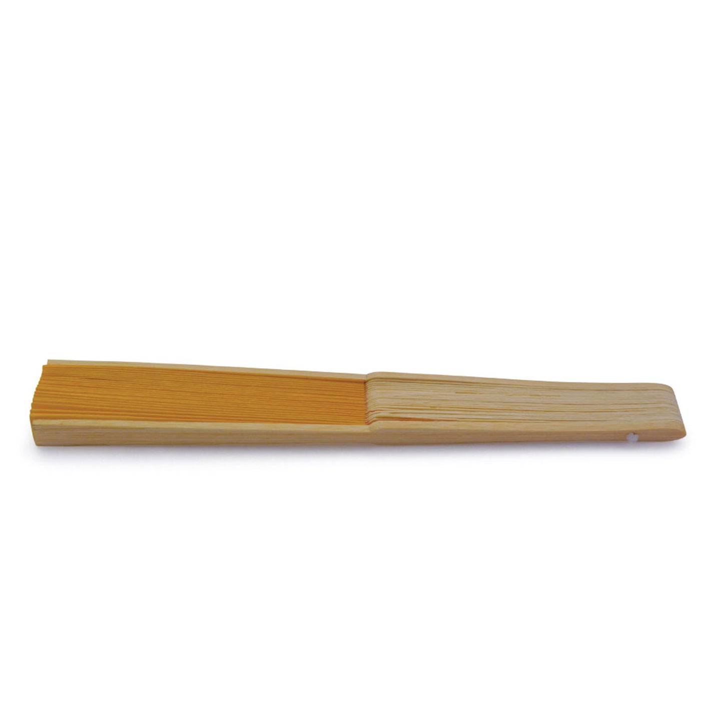 Eventails en Papier et Bambou - Couleur Orange - Par 10, 20 ou 50 Eventails