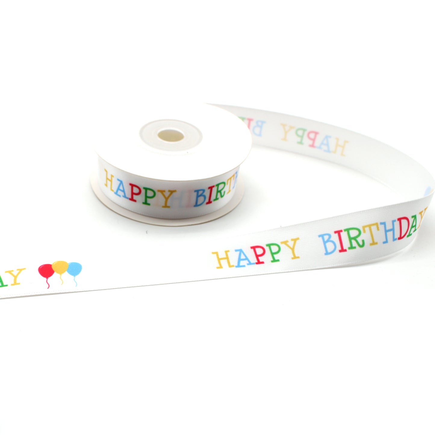 Ruban Happy Birthday Multicolore (19 mm)