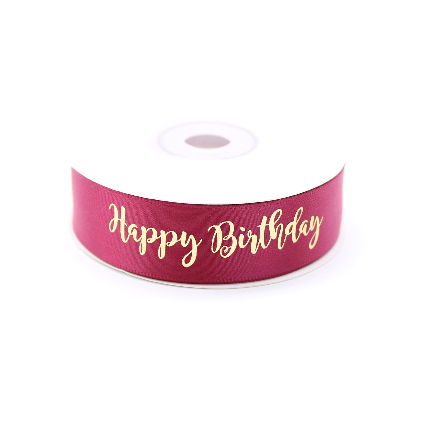 Ruban Happy Birthday Pourpre et Or (19 mm) (Copie)