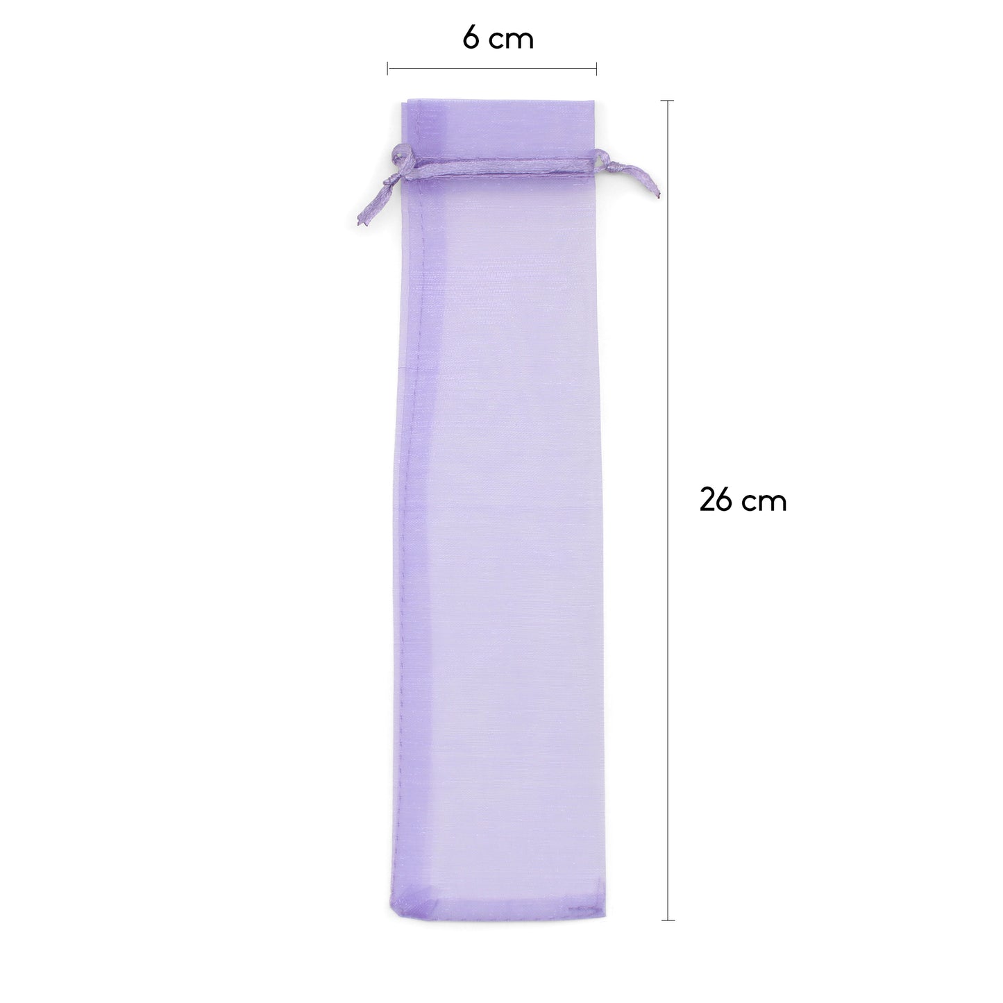 Lot de 50 Pochettes en Organza Violettes pour Éventails – Originales et Délicates