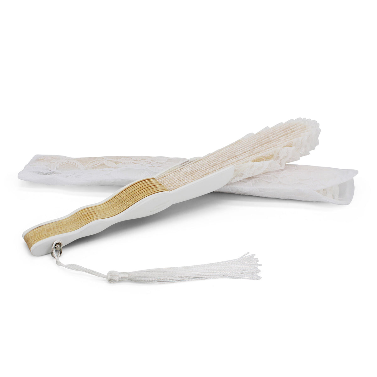 Éventail de mariée coquillage blanc OLILLY pour le jour J