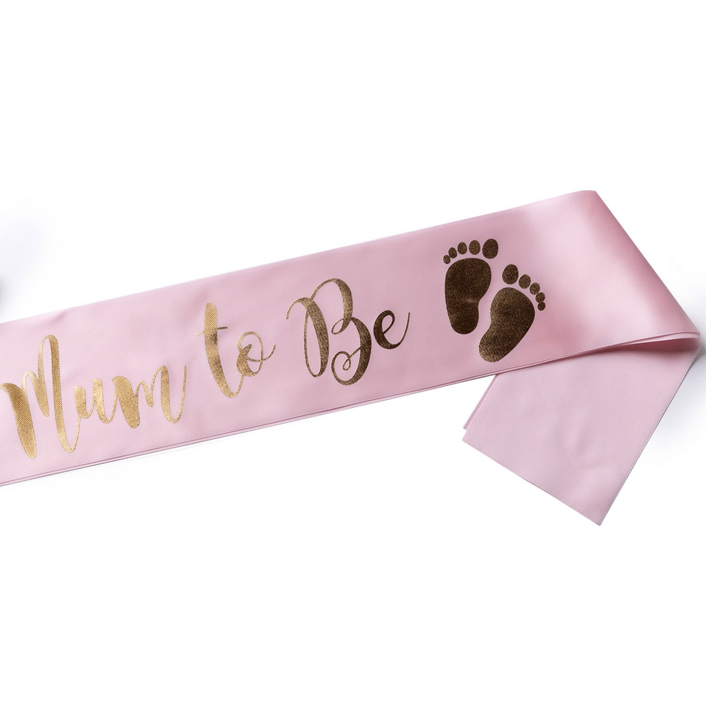 Echarpe Mum to Be pour Babyshower - Rose et Or