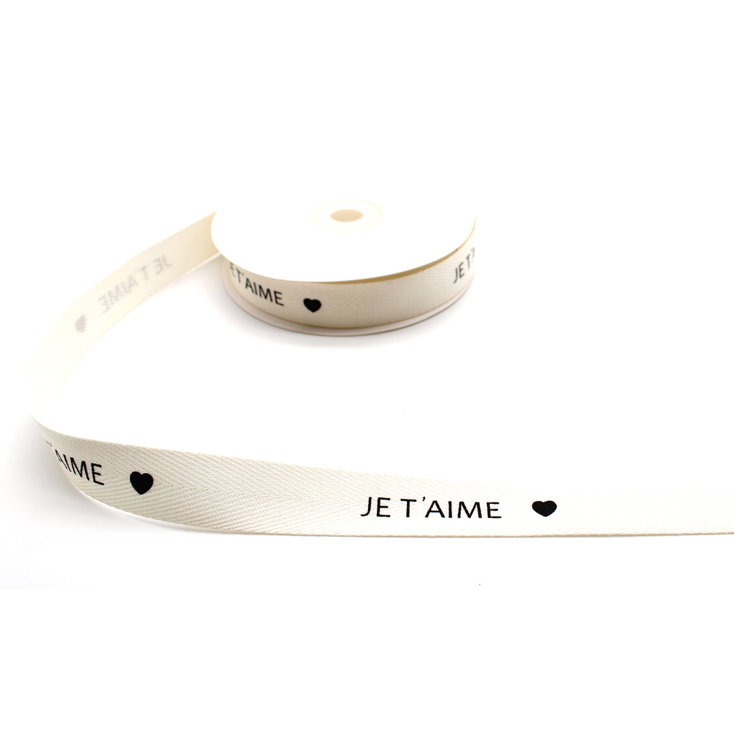 Ruban coton JE T'AIME (16 mm)