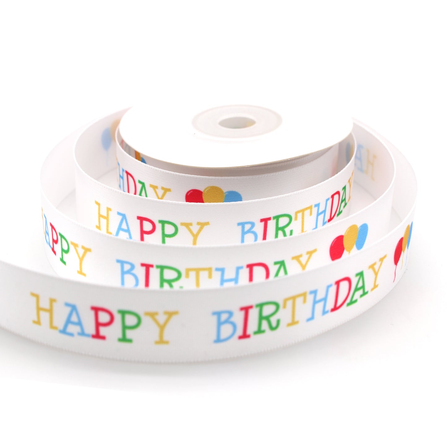 Ruban Happy Birthday Multicolore (19 mm)